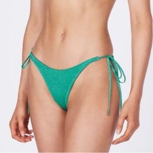 NWT Triangl Jaded Sparkle Bikini Bottom